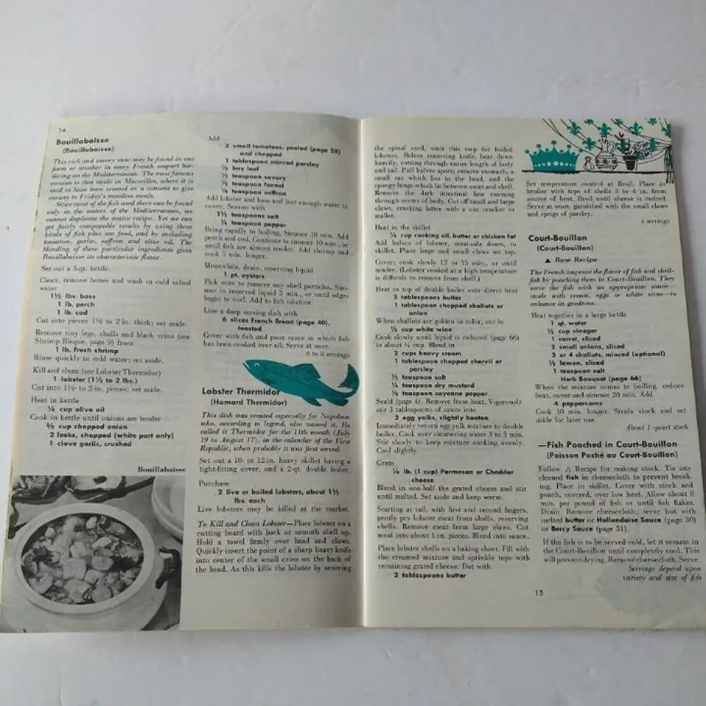 Cooking Magic The French‎ Cookbook Culinary Arts Institute 141 Recipes Vtg 1975